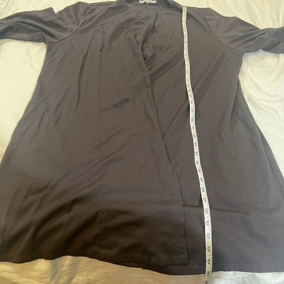 Bryn Walker Open Front Long Cardigan brown size L - Picture 8 of 11